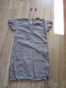 Kleid Soccx Gr. 38 40 M L grau Taschen Leinen neu - Bild 1 von 9