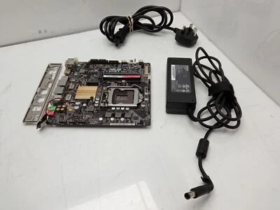 Asus H110T Socket 1151 DDR4 Mini-ITX scheda madre con protezione I/O e alimentatore - Immagine 1 di 4