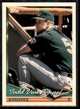 1994 Topps Todd Van Poppel Oakland Athletics #559