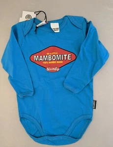 Mambo Size 00 Mambomite Kids one piece Long sleeve coverall - bnwt - Picture 1 of 1