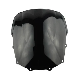 Parabrisas negro doble burbuja para Kawasaki ZZR400 1993-2007 ZZR600 93-2004 - Imagen 1 de 4