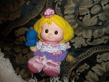 9" 1999 Fisher Price Susie Plush Laughing Doll Cutie! Bin J