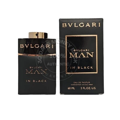 Bvlgari Man In Black Eau De Parfum 2.0 OZ / 60 ml Spray Para Hombres Foto 1 de 4