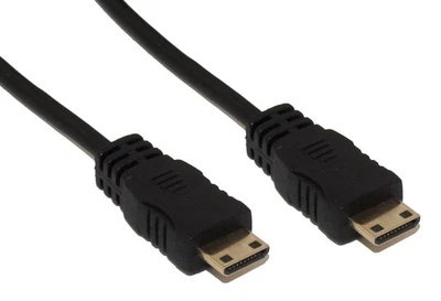 10ft HIGH-SPEED Mini-HDMI to Mini-HDMI w/Ethernet 30 AWG Cable - Image 1 of 2