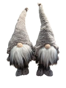 Gonks de Navidad Gris Y Negro Independiente Gonk Wobbles 65cm Par Decoración - Imagen 1 de 5