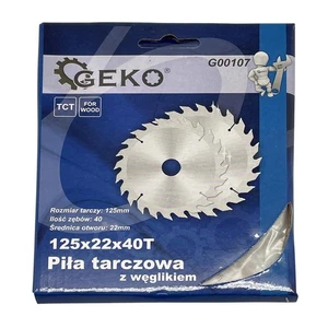 Kreissägeblatt Sägeblatt für 125mm x22mm 40-Zahn 40Z Holz Holzkreissägeblatt - Bild 1 von 5