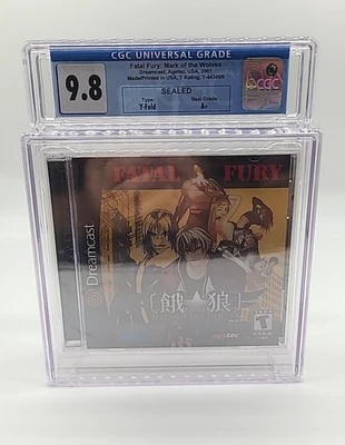 Fatal Fury Mark of the Wolves CGC 9.8 A+ Dreamcast Graded Sealed Not WATA VGA - Image 1 of 4