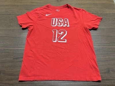 Camiseta/camiseta olímpica roja de baloncesto del equipo Diana Taurasi de Estados Unidos - Nike - grande Foto 1 de 4