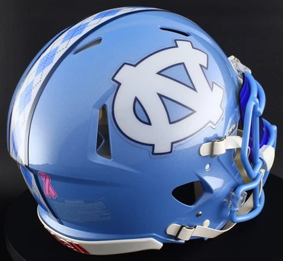NORTH CAROLINA TAR HEELS NCAA Riddell Speed Full Size AUTHENTIC Football Helmet - Image 1 of 4
