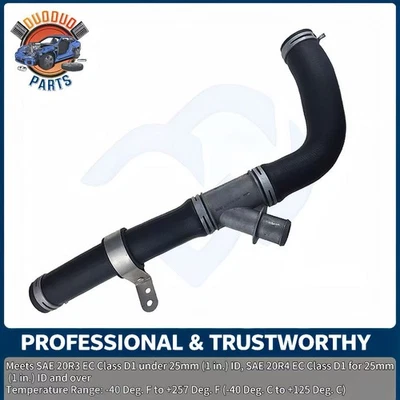 For 2013 2014 Dodge Ram 2500 3500 Diesel Upper Radiator Inlet Aluminum Y Hose Foto 1 de 4