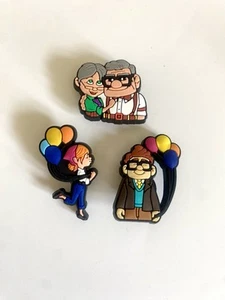 Disney Pixar UP Ellie Carl Fredrickson Balloons Shoe Charm Jibbitz For Crocs - Picture 1 of 3