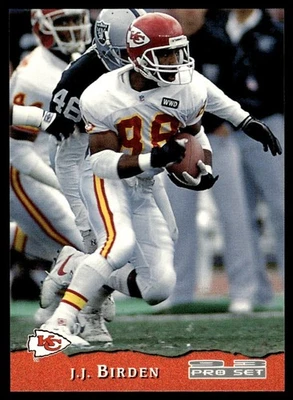 1993 Pro Set J.J. Birden Kansas City Chiefs #204 - Image 1 of 2