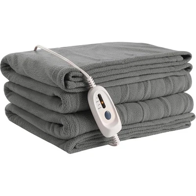 Electric Heated Blanket Twin Size Flannel Soft Warmth Cozy Safety Features New - Image 1 of 4