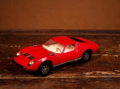 Corgi Toys Whizzwheels 319 Lamborghini Miura P400 rot vintage diecast rare - Bild 1 von 4