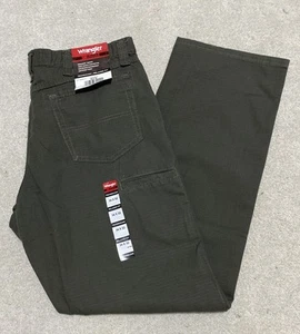 Wrangler Technician Cargo Pants Mens Relaxed Fit Riggs Workwear 34x32 Green - Picture 1 of 16