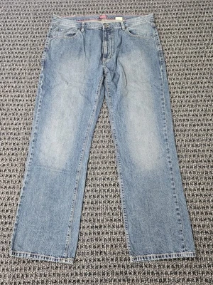 Sean John Blue Jeans 38x34 Hamilton Classic Relaxed Straight Denim Hip Hop  - Image 1 of 4