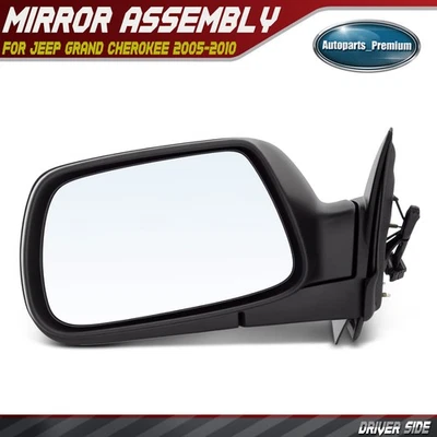 Espejo retrovisor eléctrico lateral izquierdo con plegado manual y calefacción para Jeep Grand Cherokee 2005-2010 Foto 1 de 4