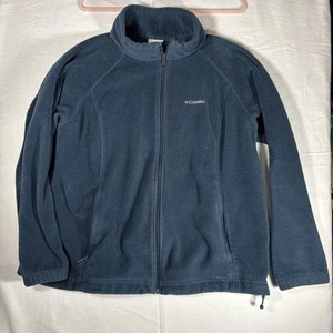 Columbia Womens Full Zip Long Sleeve Sweater Jacket Blue Size 2X - Picture 1 of 7