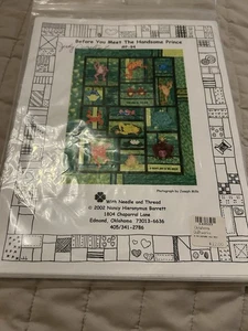 Vintage Crib Quilt Direction & Pattern Kit “Before You Meet the Handsome Prince” - Picture 1 of 12