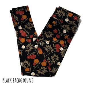 TC2 LuLaRoe HALLOWEEN 2025 Leggings - SKULLS & FLORAL; Size 20-26 Tall & Curvy 2 - Picture 1 of 4