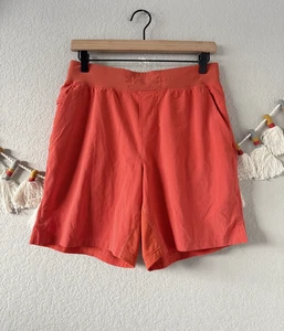 Lululemon T.H.E Short Linerless 7" Orange Training Lightweight Sweat Wicking M - Picture 1 of 8