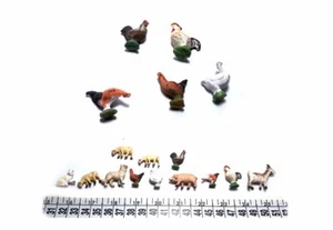 5 Terrakotta Tiere X Hirten 3,5 5 cm x Landi Krippe Shepherds Krippe - Bild 1 von 1