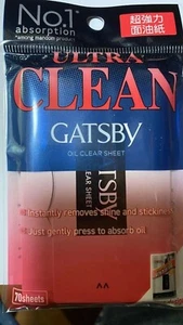 10 x GATSBY Face Oil Clear Sheet Blotting Paper Cleaning - Bild 1 von 1