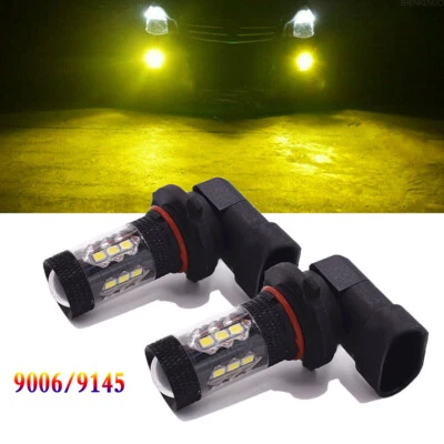 Bombillas antiniebla LED 3000K amarillo dorado para GMC Sierra 1500 2500 HD 3500 2001-06 Foto 1 de 4