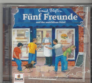Fünf Freunde 128 und der unsichtbare Feind CD Neu + ovp - Foto 1 di 2