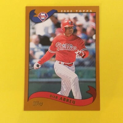 2002 Topps #13 Bob Abreu Philadelphia Phillies - Image 1 of 2