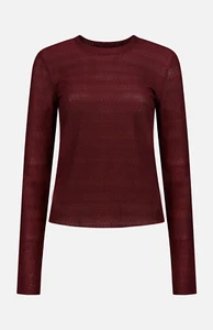 Rag & Bone Julia Pointelle Tee MSRP $178 - Picture 1 of 5