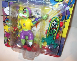 VINTAGE PLAYMATES ✰ Mondo Gecko Figure 1990 RARE 2nd Ver STICKER + GREEN EYEBROW - Picture 1 of 8