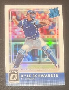 Kyle Schwarber 2016 Donruss Optic Rated ROOKIE Holo Prizm #31 - Chicago Cubs