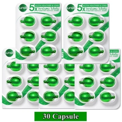 SUNSILK Vitamin BIOTIN HEALTHIER Long Hair Beautiful Hair Quickly 30 Capsule - Image 1 of 4