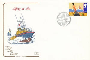 Safety at Sea GB Cotswold FDC Bureau 1985 (120849) - Picture 1 of 1