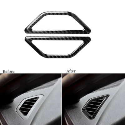 Carbon Fiber Car Dashboard Air Vent Outlet Trim For Subaru BRZ Toyota 86 2013-20 - Image 1 of 4