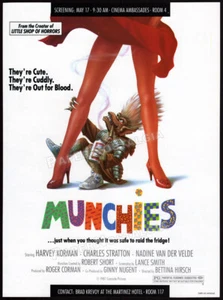 MUNCHIES__Original 1987 Trade print AD / ADVERT__HARVEY KORMAN __FRANK WELKER - Picture 1 of 1