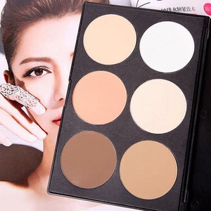 6 Colors Makeup Face Contour Powder Concealer Bronzer & Highlighter ёг фη \ H7T4 - Picture 1 of 5