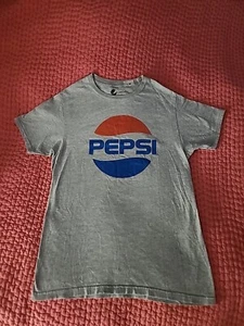 Vintage Replica Pepsi Promo Adult Size Medium T-Shirt Gray Front Graphic EUC! - Picture 1 of 4