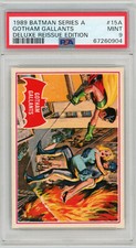 1989 Batman Deluxe 1966 Reissue Edition "Gotham Gallants" #15a PSA 9