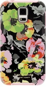 ISAAC MIZRAHI NY Samsung Galaxy S5 Case Black & Green Floral, CO8914U, NEW - Picture 1 of 5