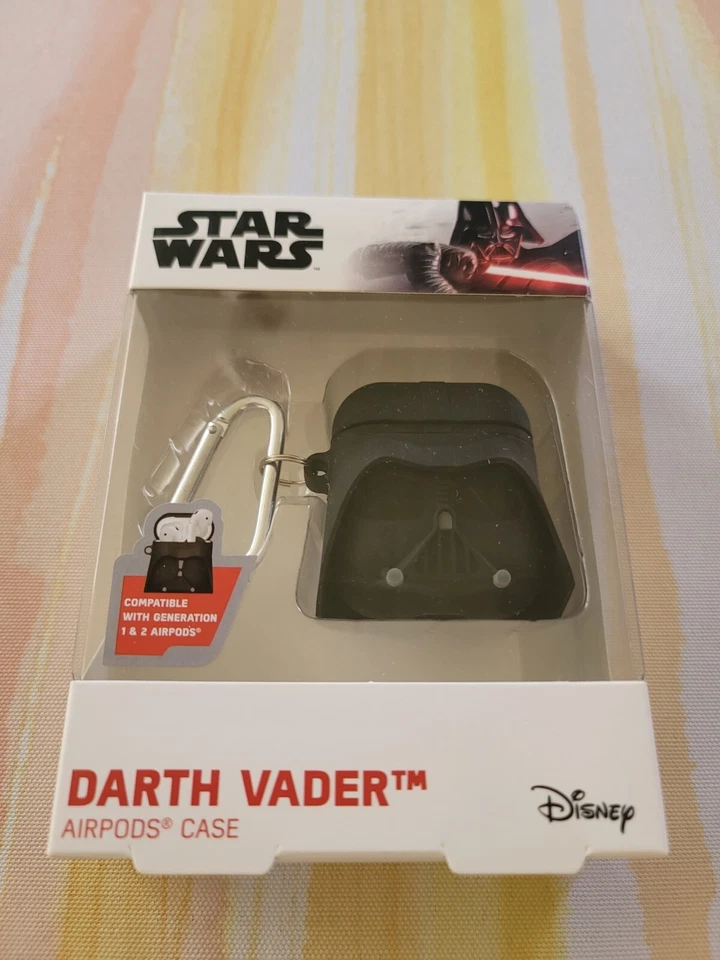 NIB Star Wars Darth Vader Airpods Silicon Case For Generation 1 & 2 Disney - Image 1 of 4
