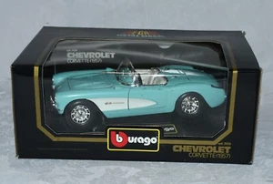 Burago BBurago 1957 Chevrolet Corvette Car 1/18 Diecast #3024 MIB - Picture 1 of 6