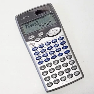 Ativa AT-36 Gray Handheld 2 Line Display Dual Powered Scientific Calculator - Picture 1 of 9