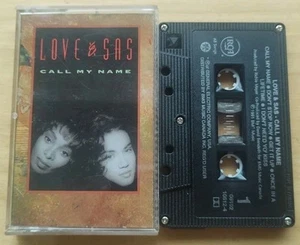 Love & Sas: Call My Name (BMG Music, Cassette Tape, 1991) Vintage & Rare, READ - Afbeelding 1 van 24