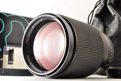 Contax Carl Zeiss Tele Tessar T* 200mm F/3.5 AEG Lens C/Y Mount /Box *Mint #4723 - Image 1 of 4