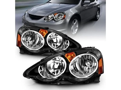 For 2002-2004 Acura RSX Headlight Set Anzo 72955CGJH 2003 Headlight Assembly - Image 1 of 4