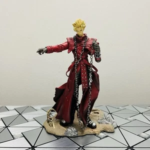 Trigun VASH THE STAMPEDE 8" Action Figure & Base McFarlane Toys 1998 *Incomplete - Picture 1 of 12