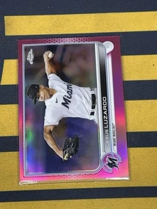 2022 Topps Chrome - Jesus Luzardo #112 Pink Refractor - Picture 1 of 2