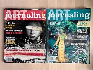 Art Journaling Magazine Jan/Feb/Mar 2015  & Apr/May/Jun 2016 Lot of 2 - Bild 1 von 5